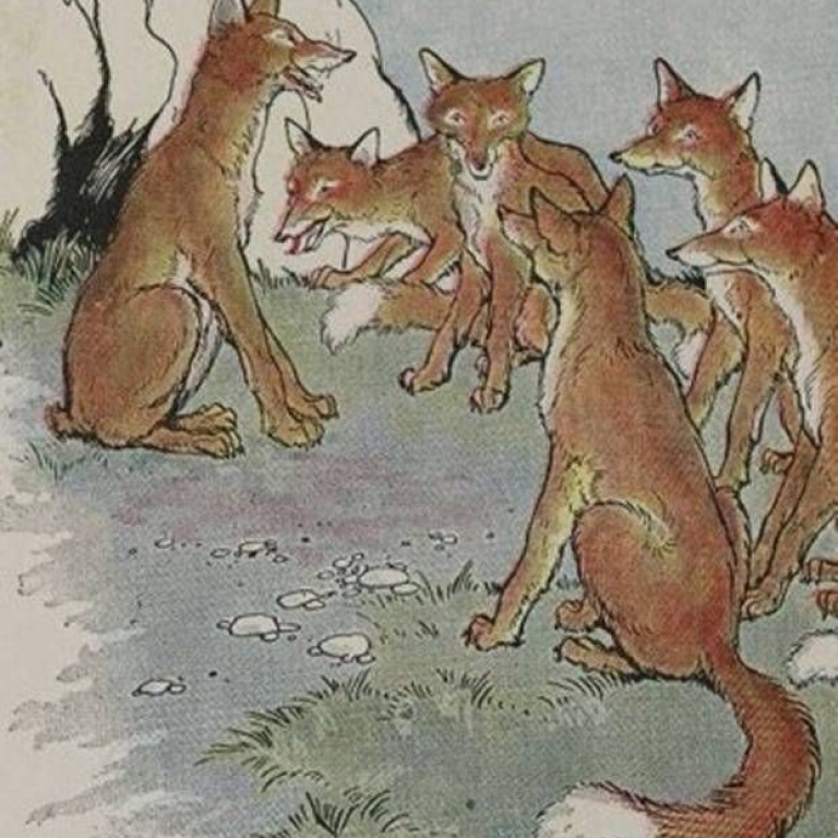 Aesop's Fables, by Aesop; The Fox Without a Tail Page 1